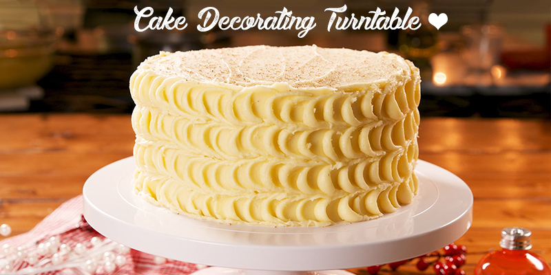 Revolving Cake Decorating Turntable - Confectionery House