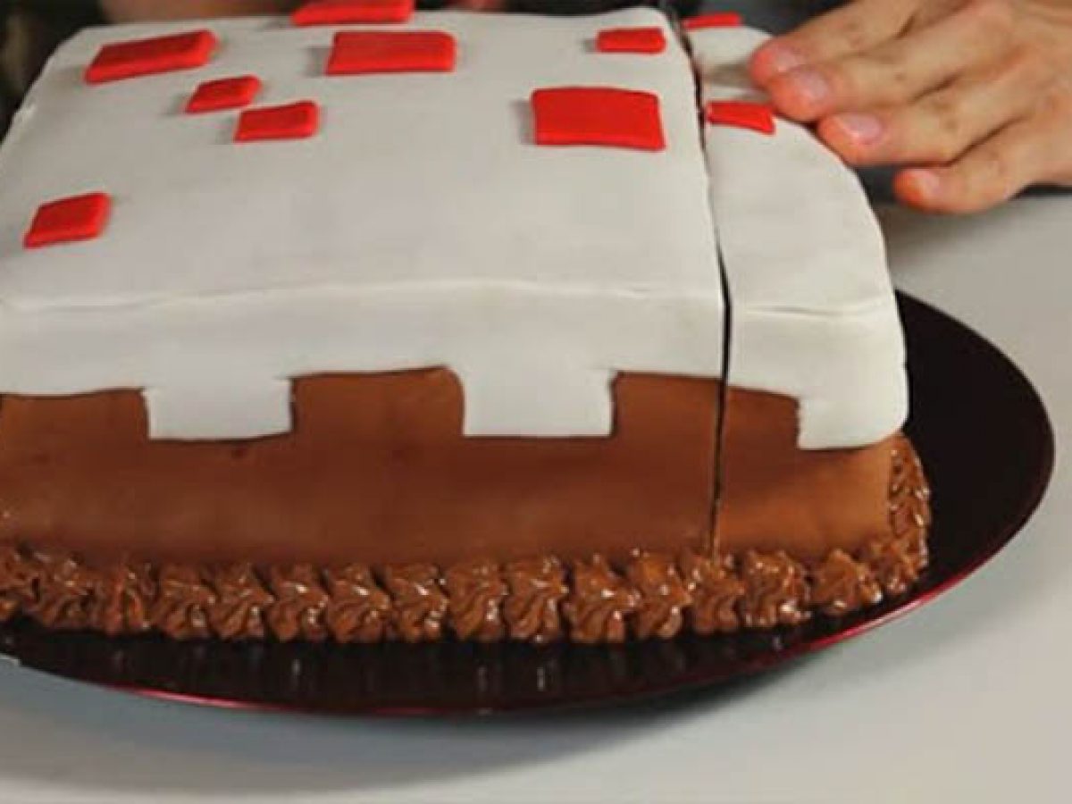 The Minecraft Cake Recipe How To Bake Minecraft Cake
