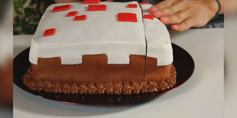 The Minecraft Cake Recipe How To Bake Minecraft Cake