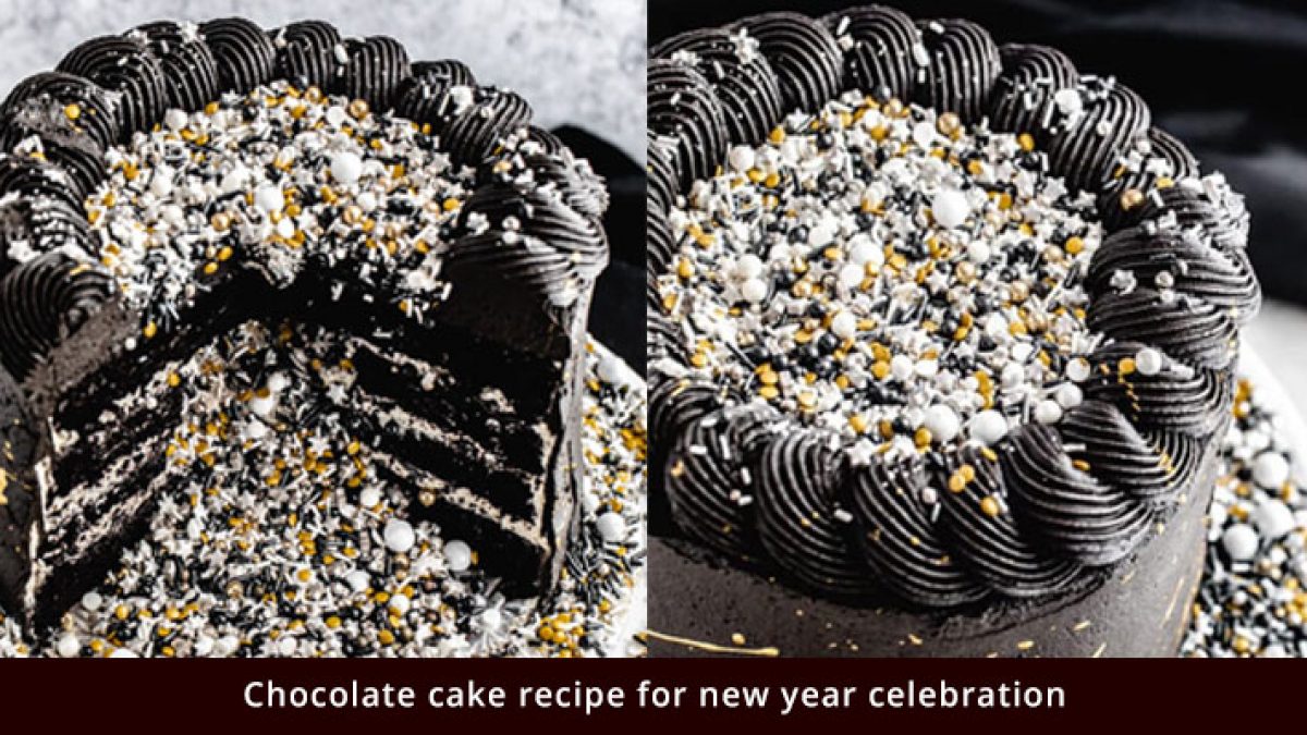 Black, Gold New Year Sprinkles Mix  Black & Gold New Year's Party Sprinkle  Mix, Edible Blend - Sweets & Treats™