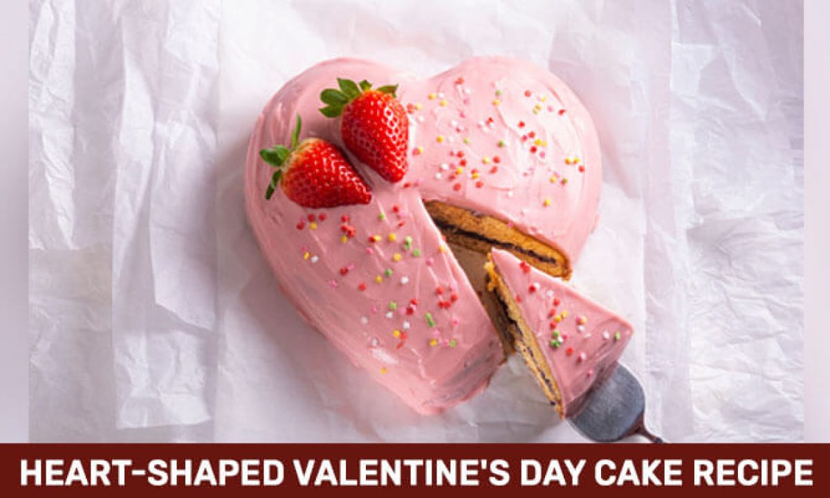 Naked chocolate Valentine cake | Tesco Real Food