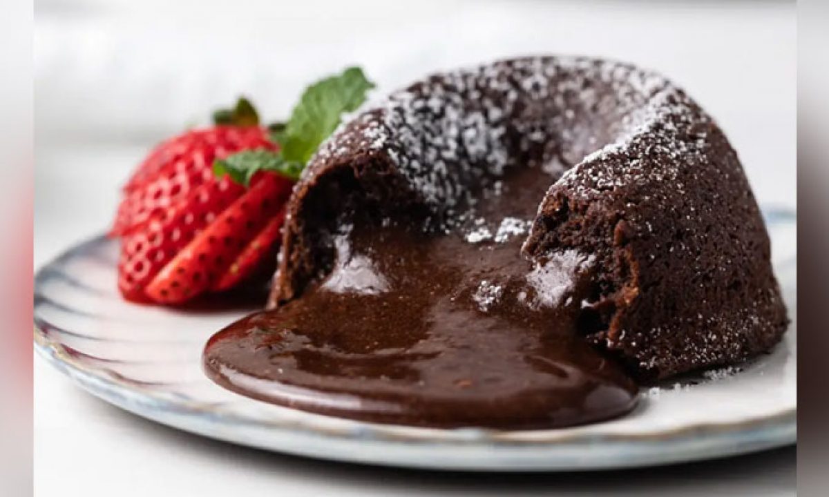 Giant Chocolate Lava Cake Recipe | Food Network Kitchen | Food Network