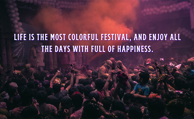 images on holi with quotes