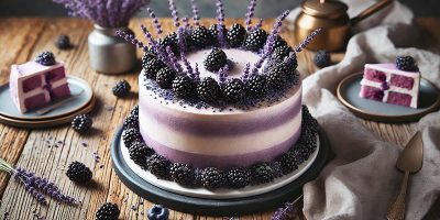 Blackberry Lavender Cake