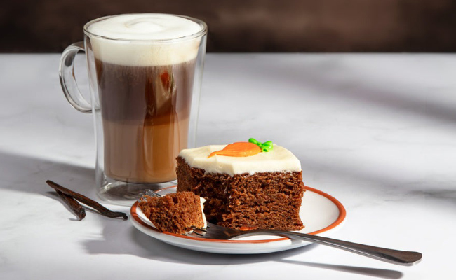 Cakes Paired with Latte