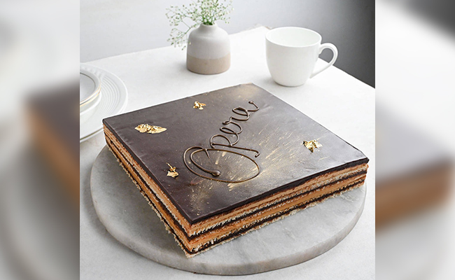 French La Opera Coffee Choco Cake