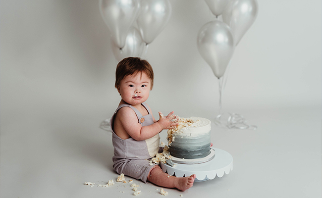 Grey Ombre Cake