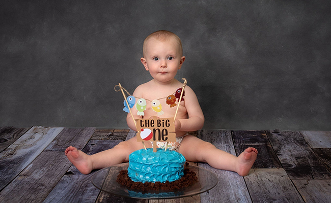 Gone Fishing Big One Cake