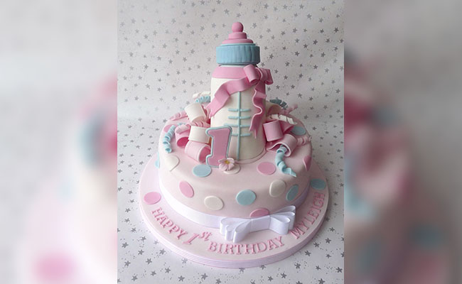 Milk Bottle Cake