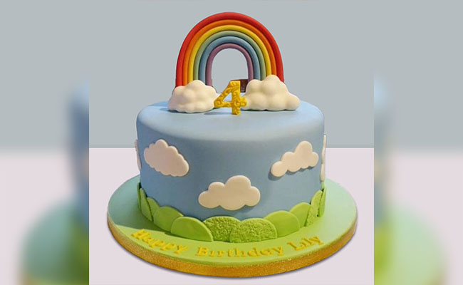 Rainbow Delight Cake