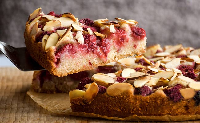 Raspberry Almond Cake