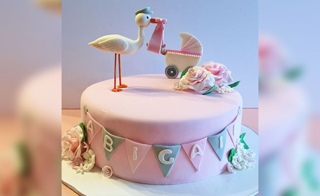 Stork Delivery Cake