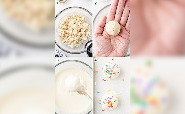 Instructions for Cheesecake Ball recipe